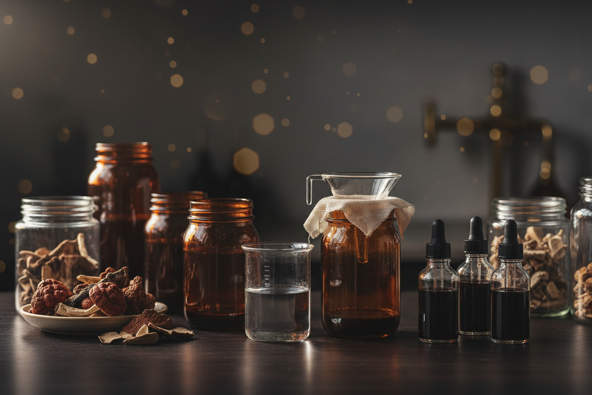 Ultrasound vs. Alcohol Extraction for Mushroom Tinctures: Why Consistency Matters Spruce Creek Mushrooms