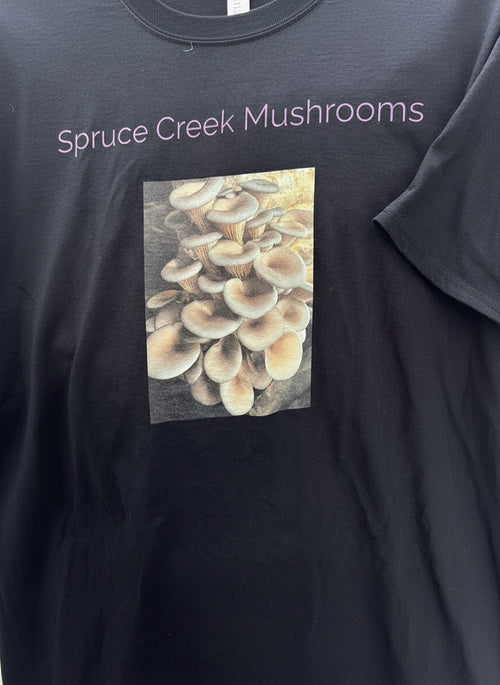 Blue Oyster Mushroom Short Sleeve Shirt
