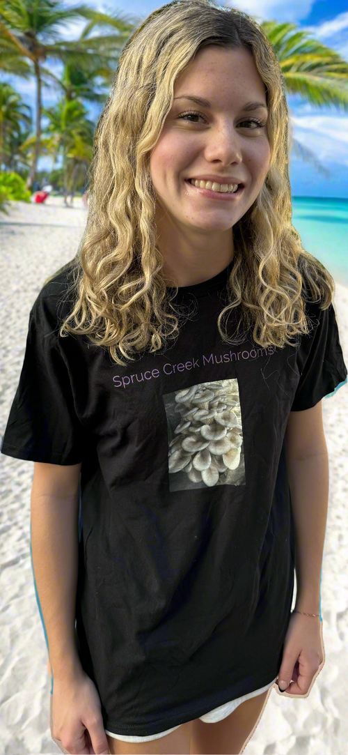 Blu Oyster Mushroom Short Sleeve Shirt