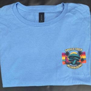 Short Sleeve - Ocean Themed - Spruce Creek Mushroom Tee (Size 2XL)