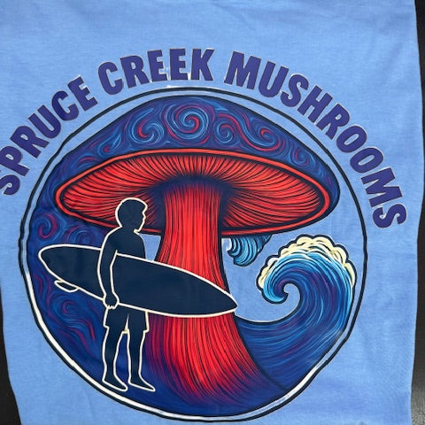 Short Sleeve - Ocean Themed - Spruce Creek Mushroom Tee (Size 2XL)