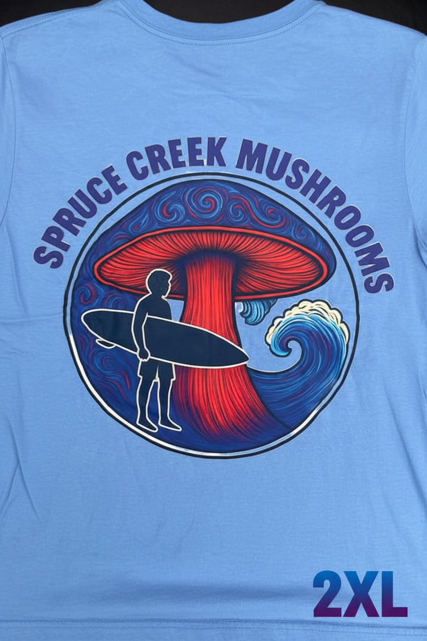 Spruce Creek Mushroom Stylish, Ocean Themed T - Xtra Large