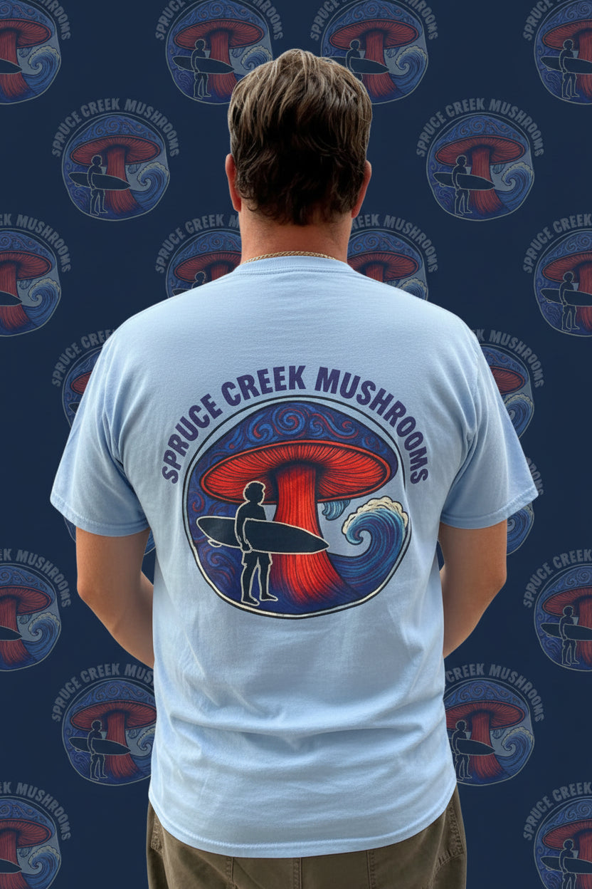 Spruce Creek Mushroom Stylish, Ocean Themed T - Xtra Large