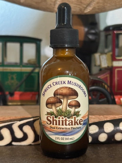 Shiitake Mushroom Tincture Spruce Creek Mushrooms