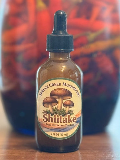 Shiitake Mushroom Tincture Spruce Creek Mushrooms